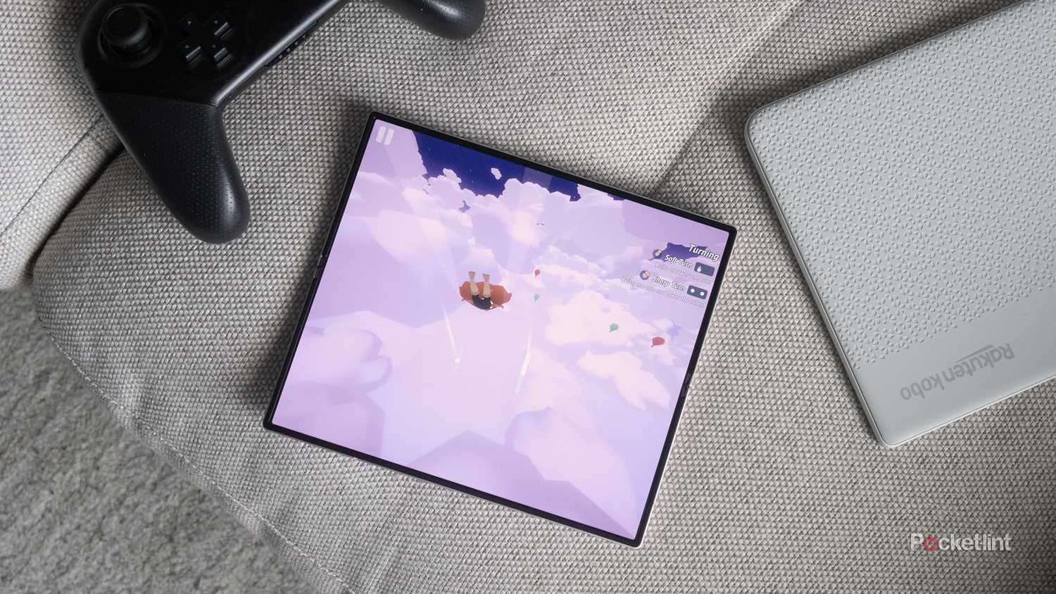 Galaxy Fold 6 with a game running on it