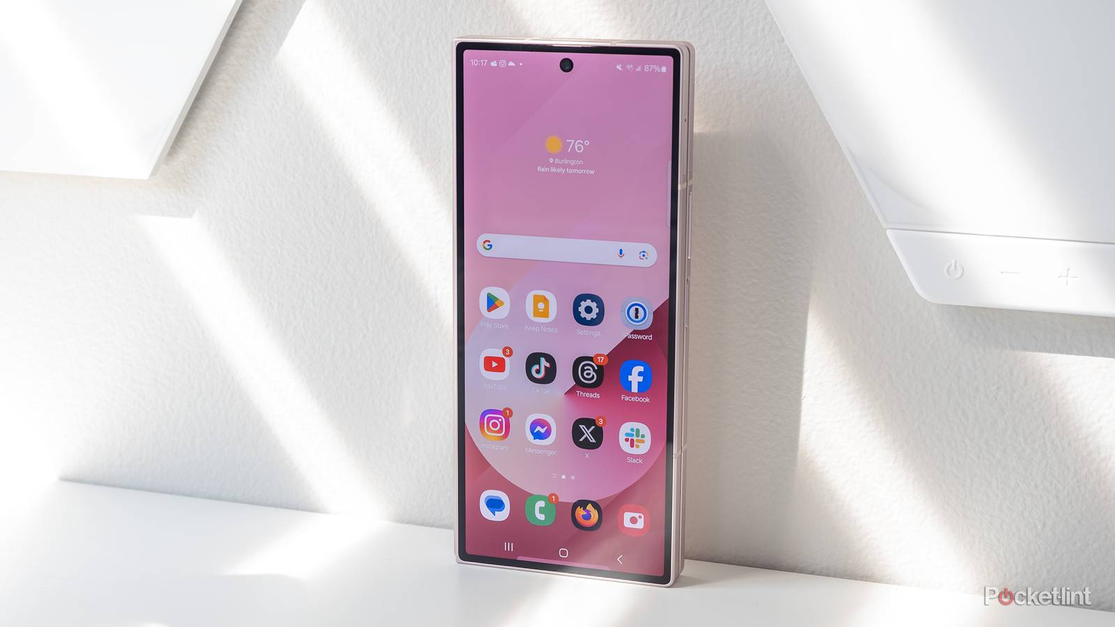 Galaxy Z Fold 6 on a table