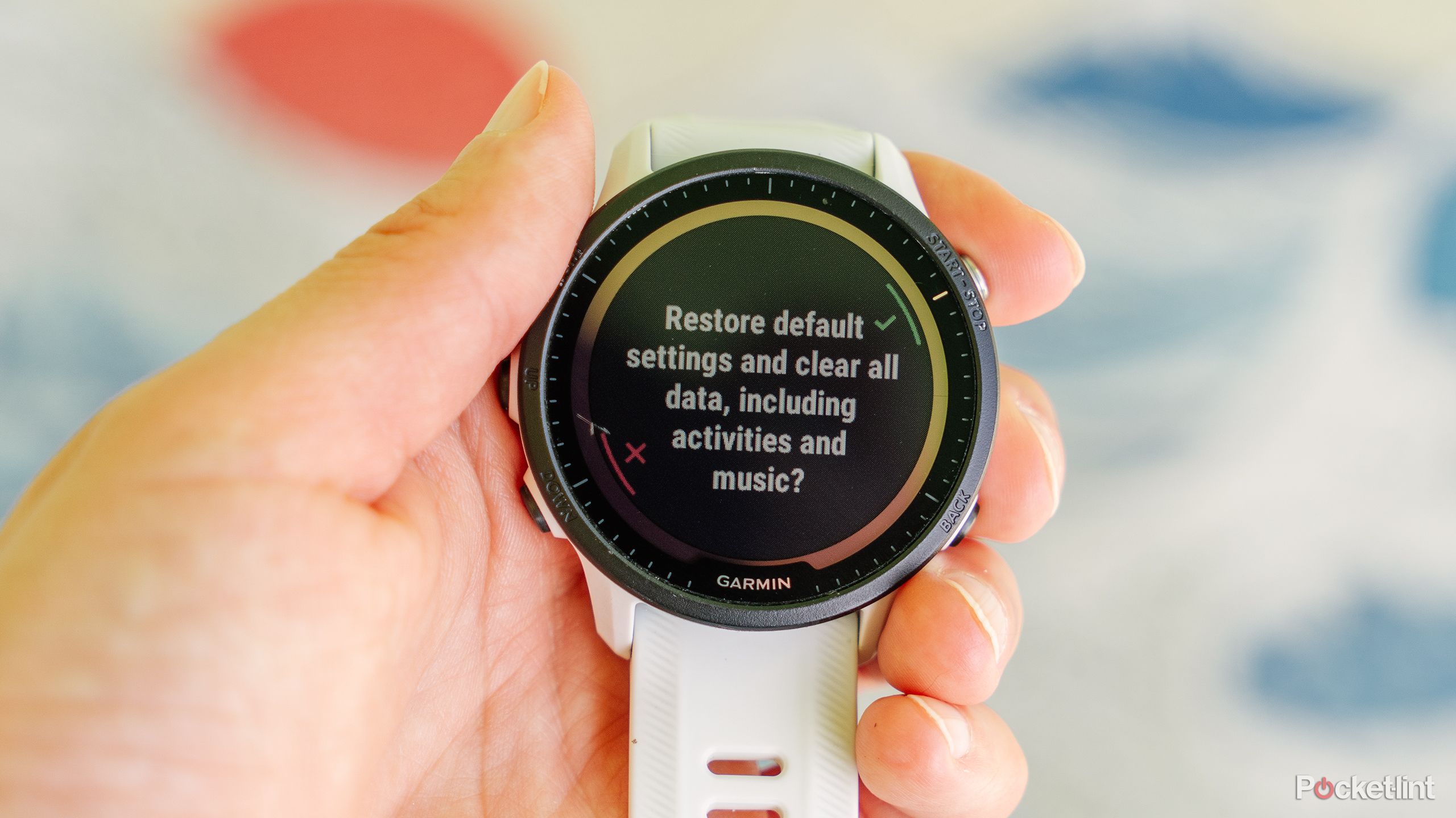 Garmin watch reset options comparison chart hard reset factory reset