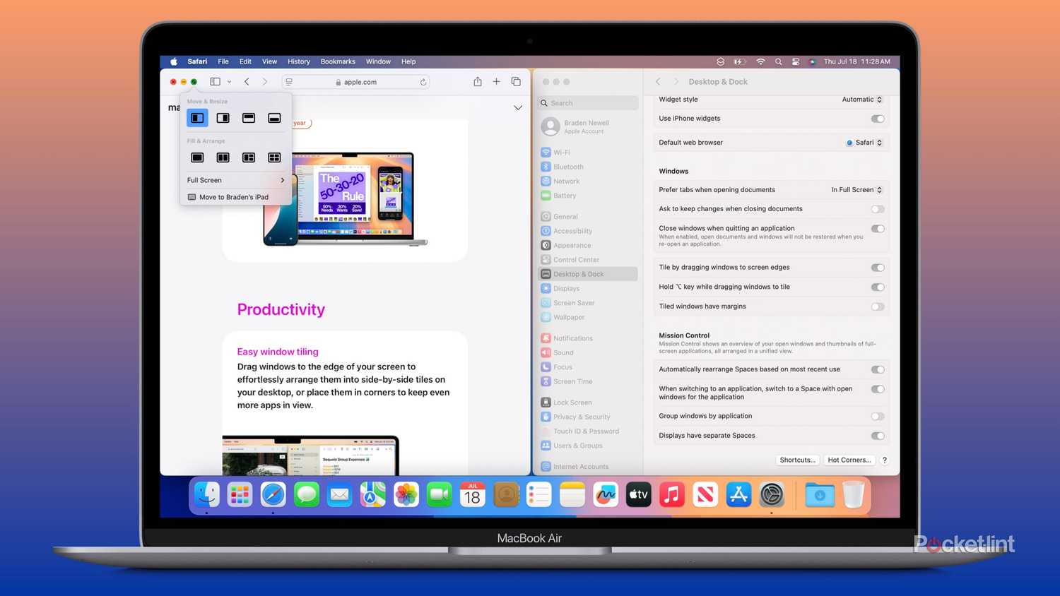 Mac Window Design How window tiling and custom shortcuts in macOS Sequoia can power up ...