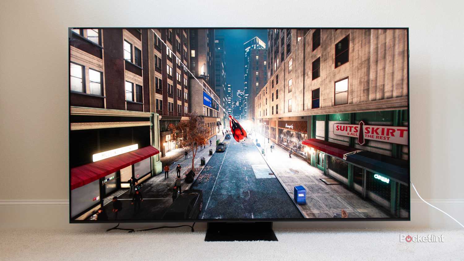 Playing Spider-Man on a TCL QM851.