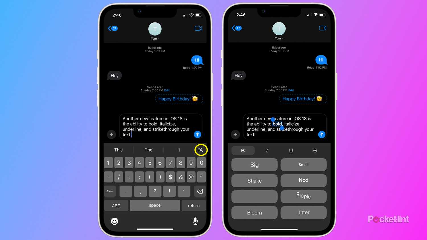 How to schedule a message on iPhone