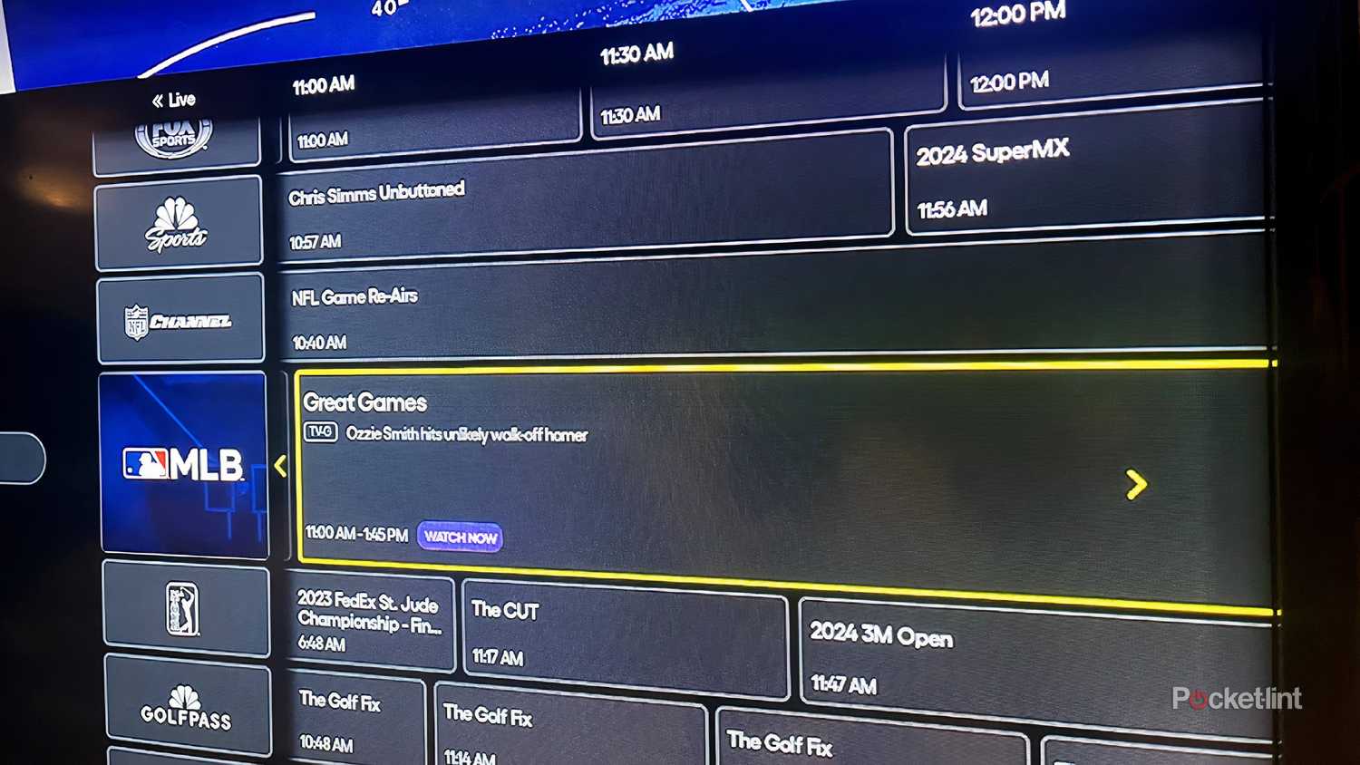 Features included with a Pluto TV account