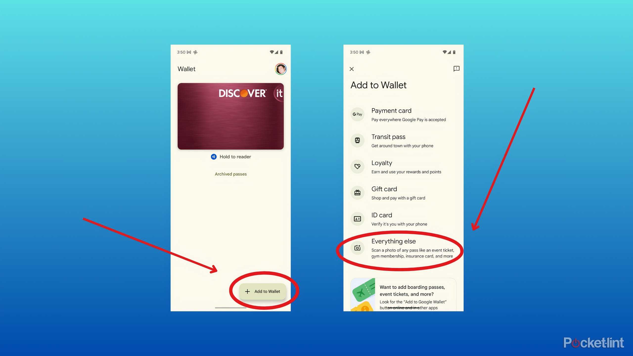 Wallet Add How to add physical IDs and passes to Google Wallet with a photo