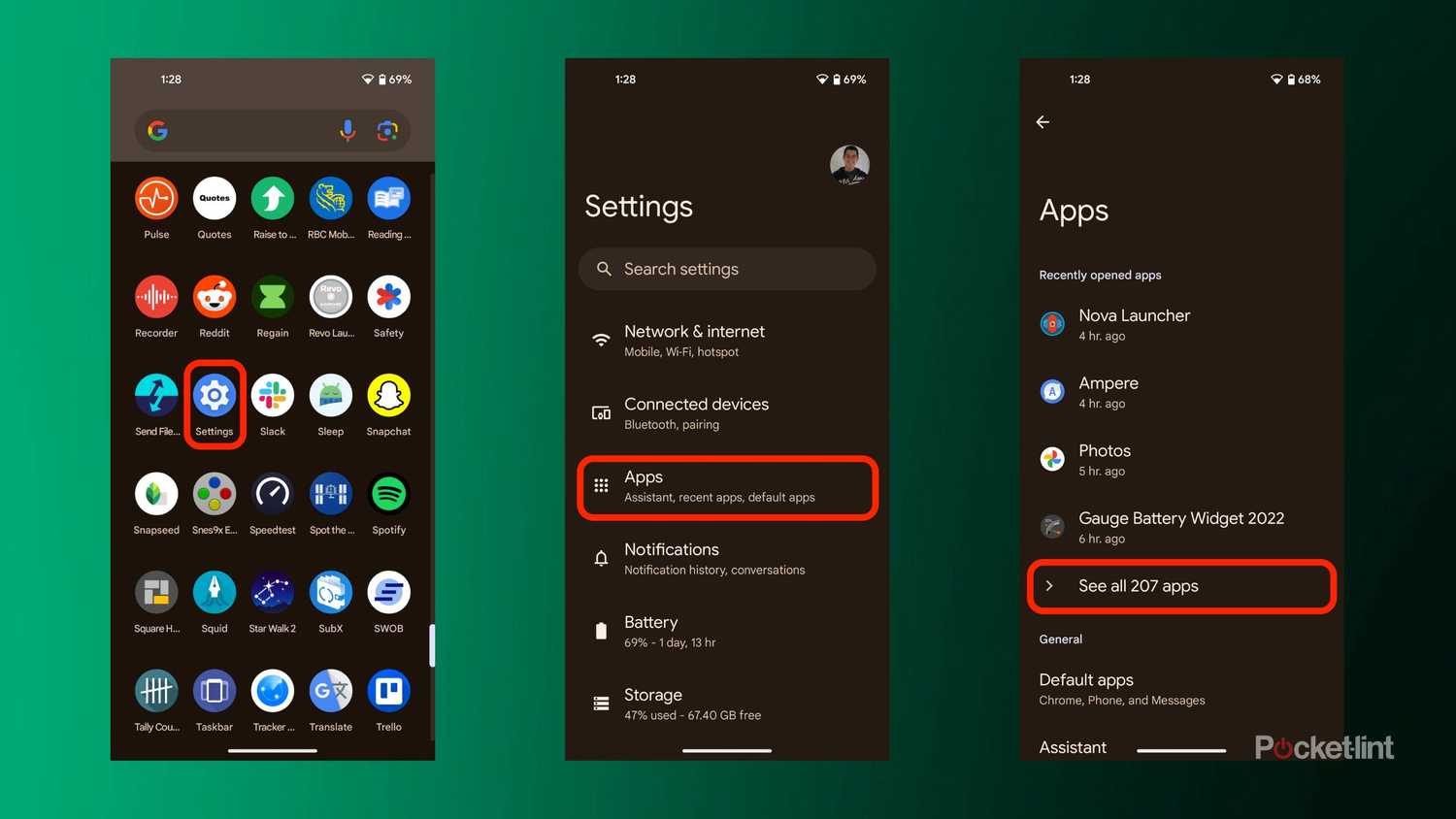 See Android How to quickly find and manage all the apps on your Pixel phone