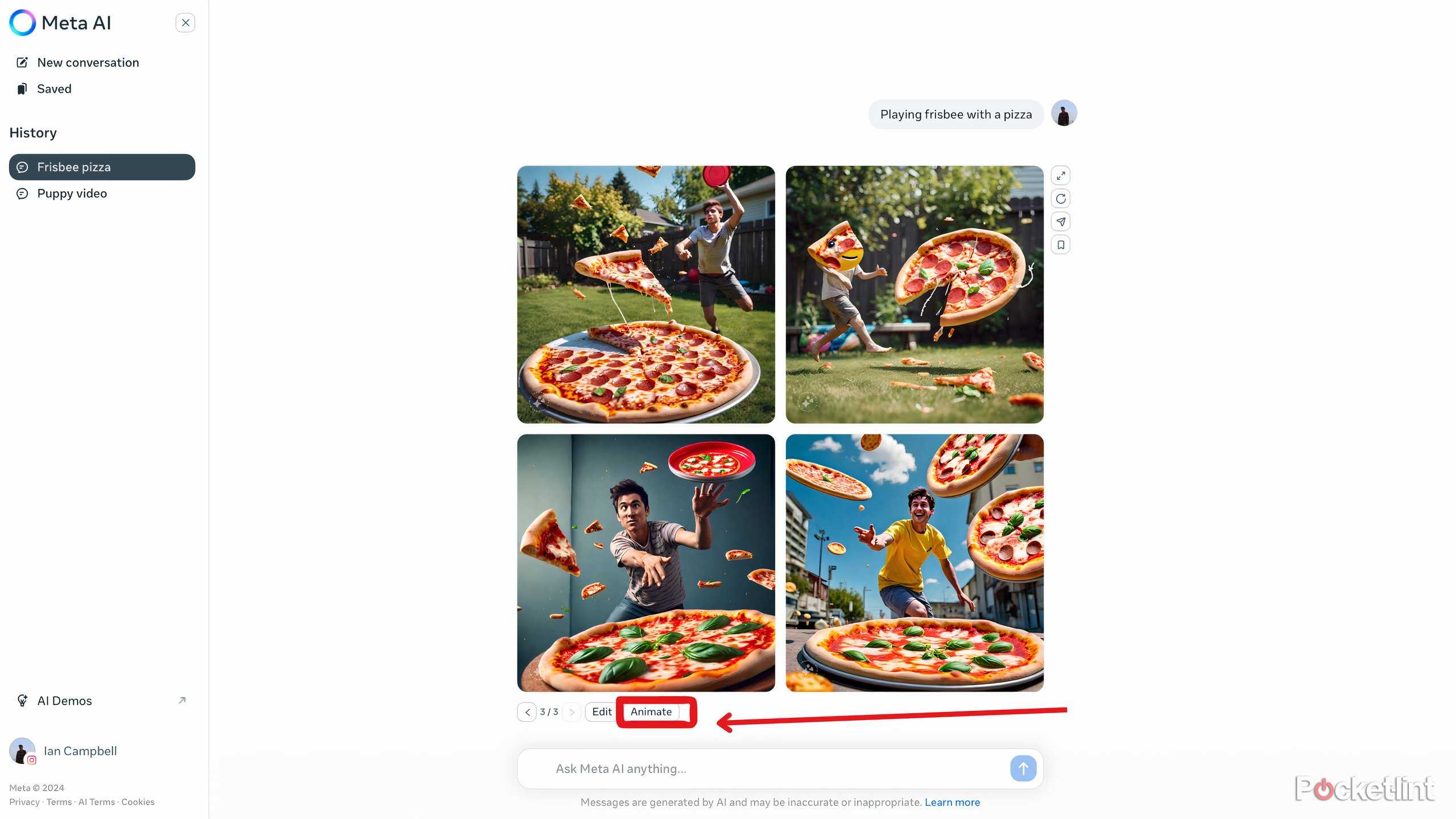 Meta Video Example How to create a video with Meta AI