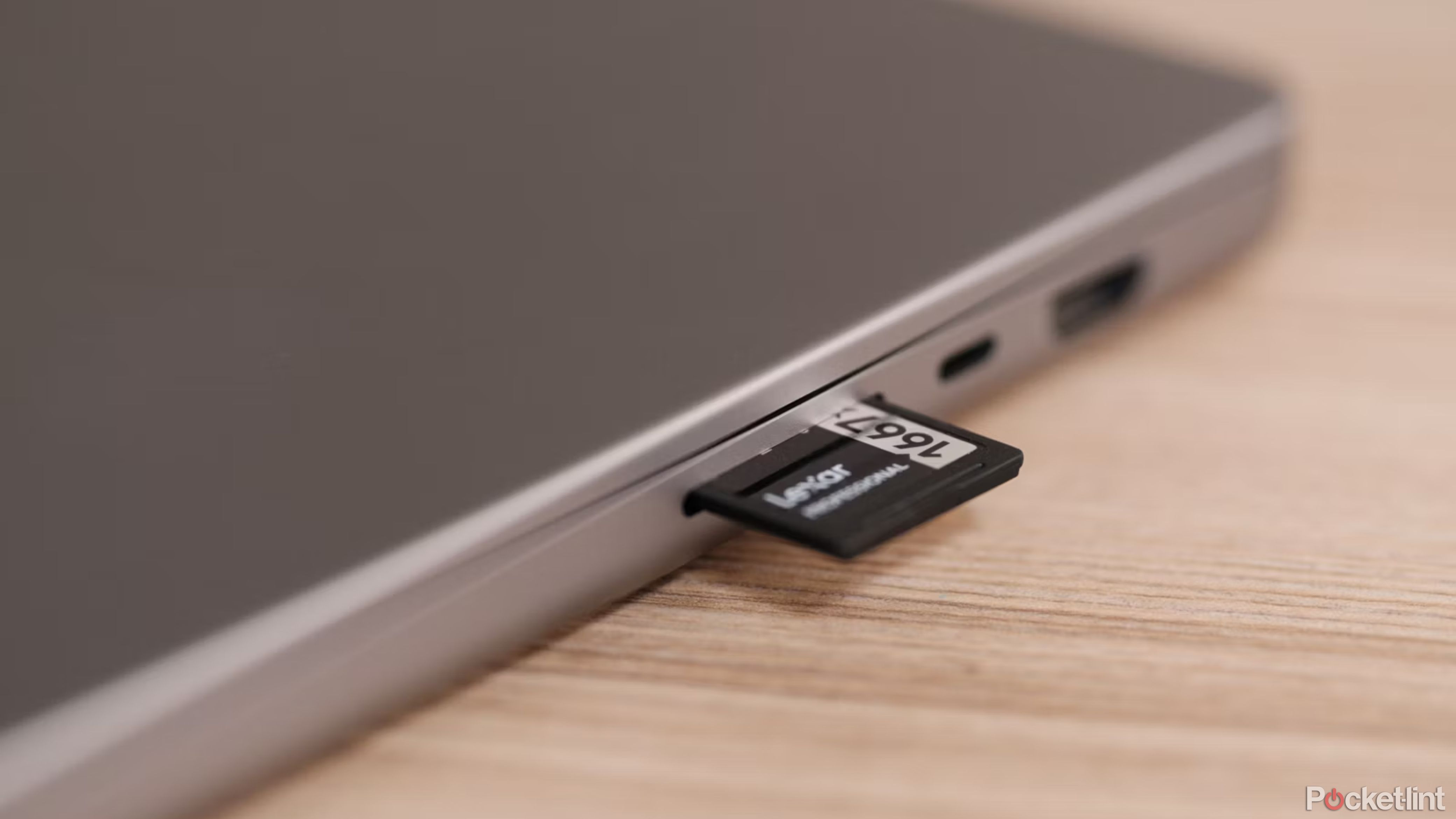 Laptop SD card. 