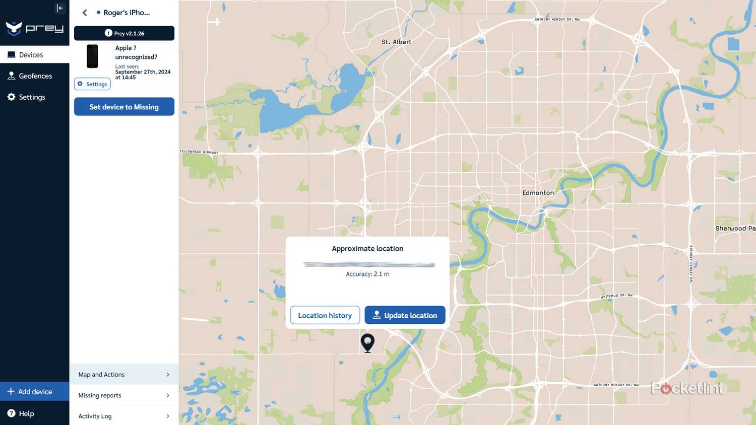 How to find an iPhone from another device