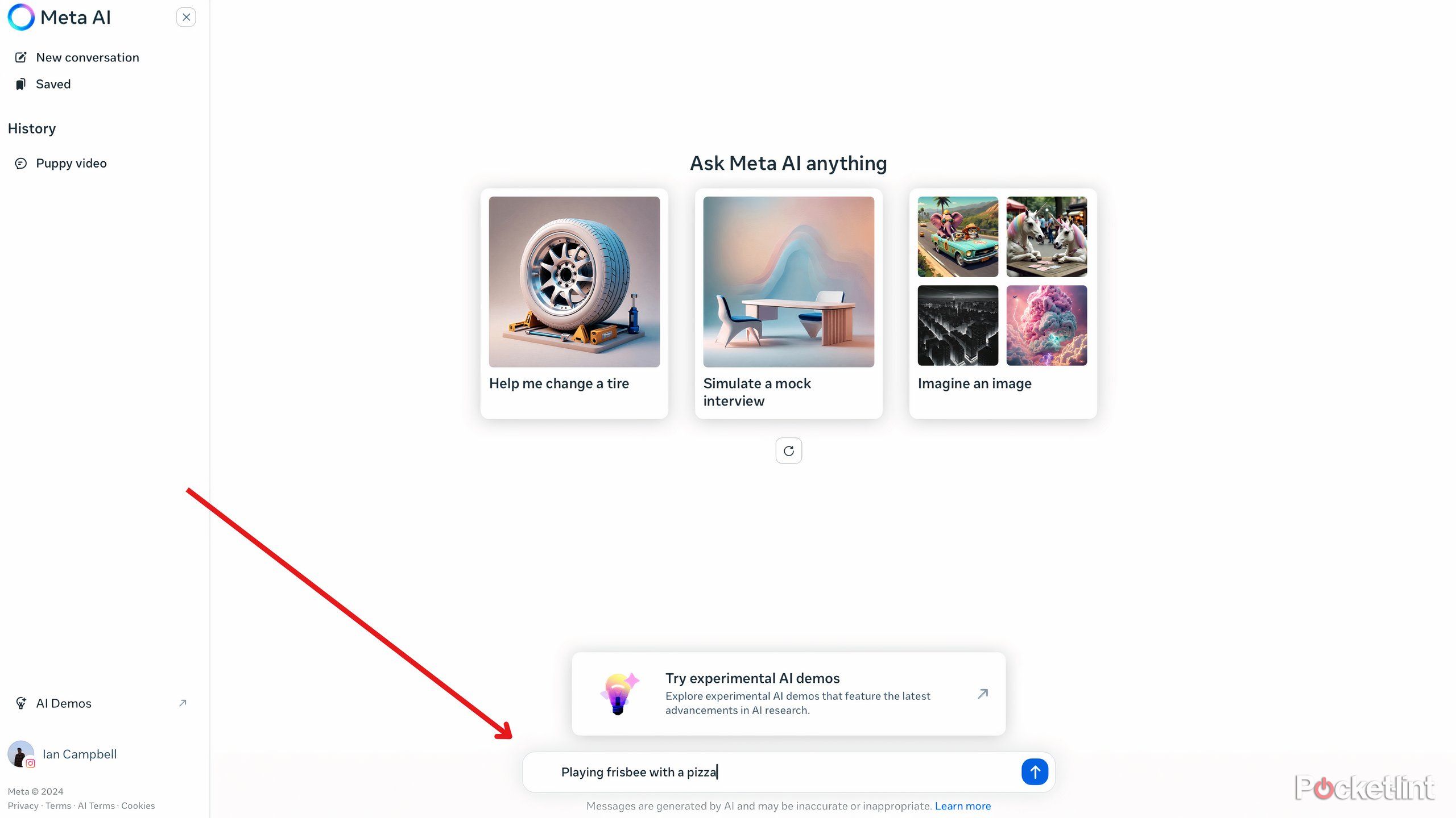 How to create a video with Meta AI