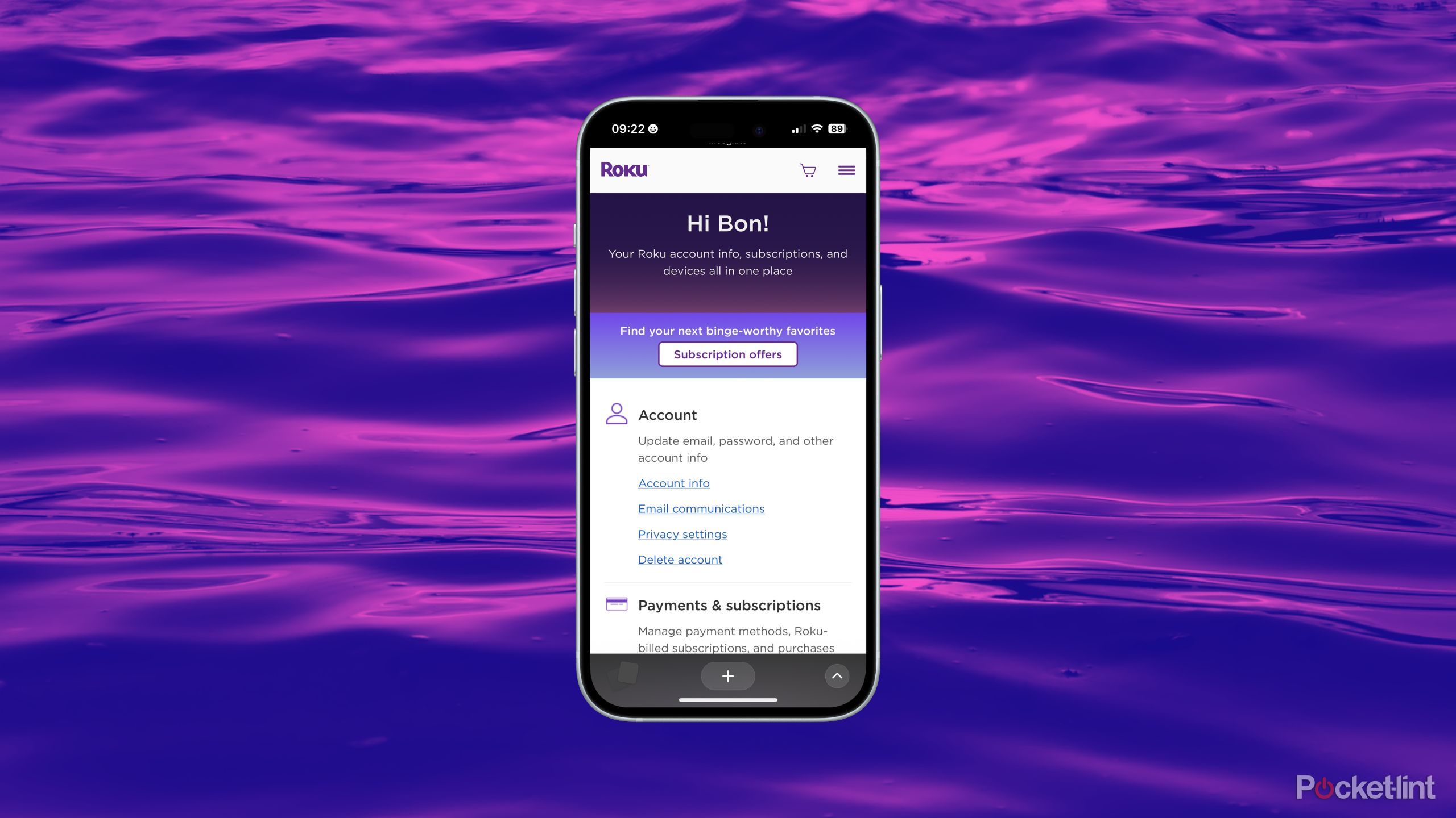 How to access and manage your Roku account