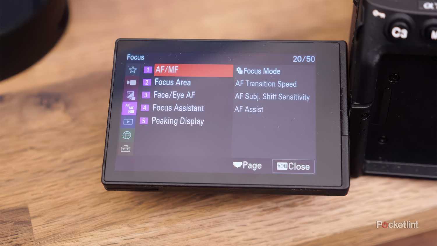 The rear display of the Sony A7 IV is flipped out. 