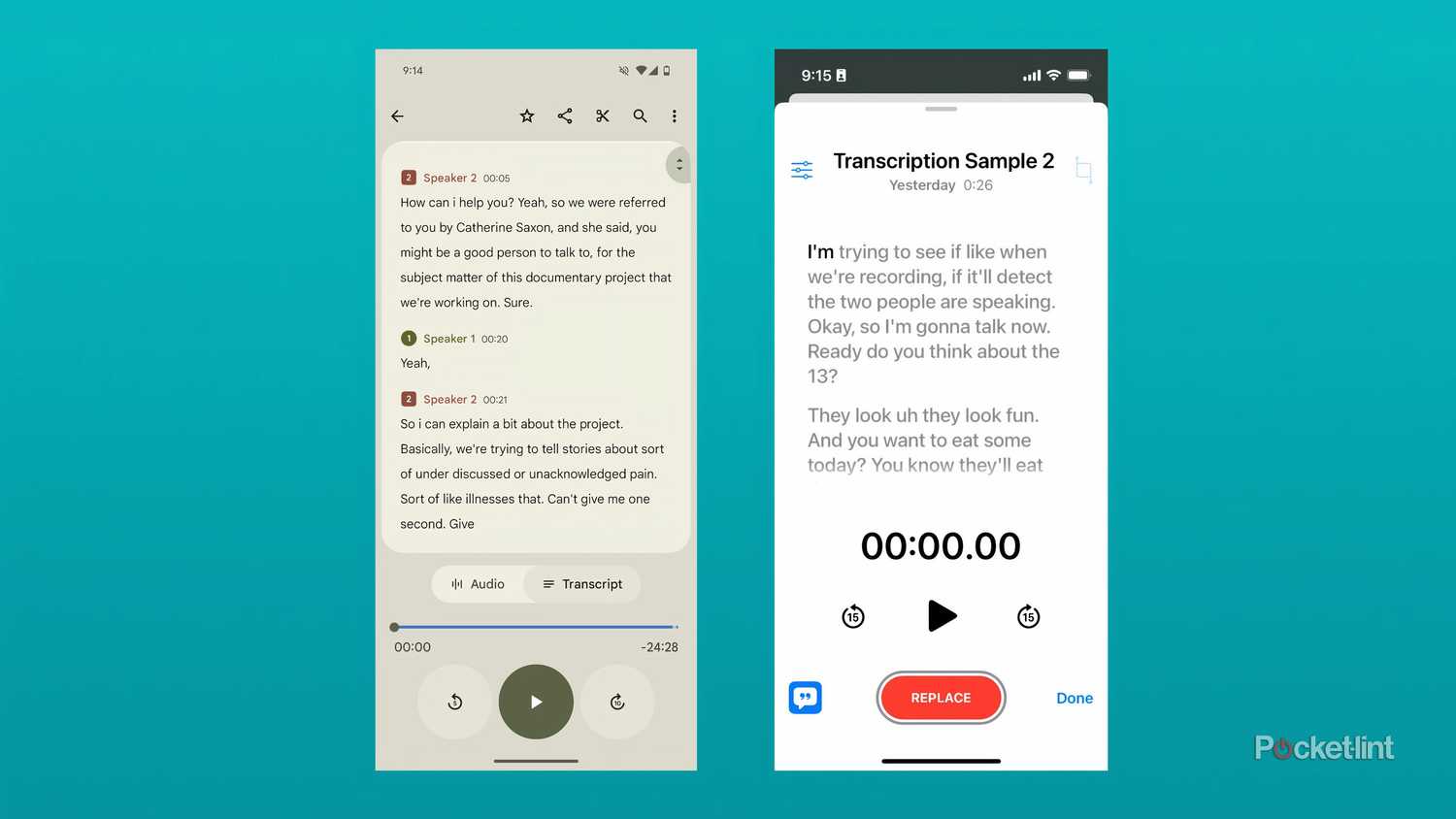 Apple Voice Memos vs Google Recorder