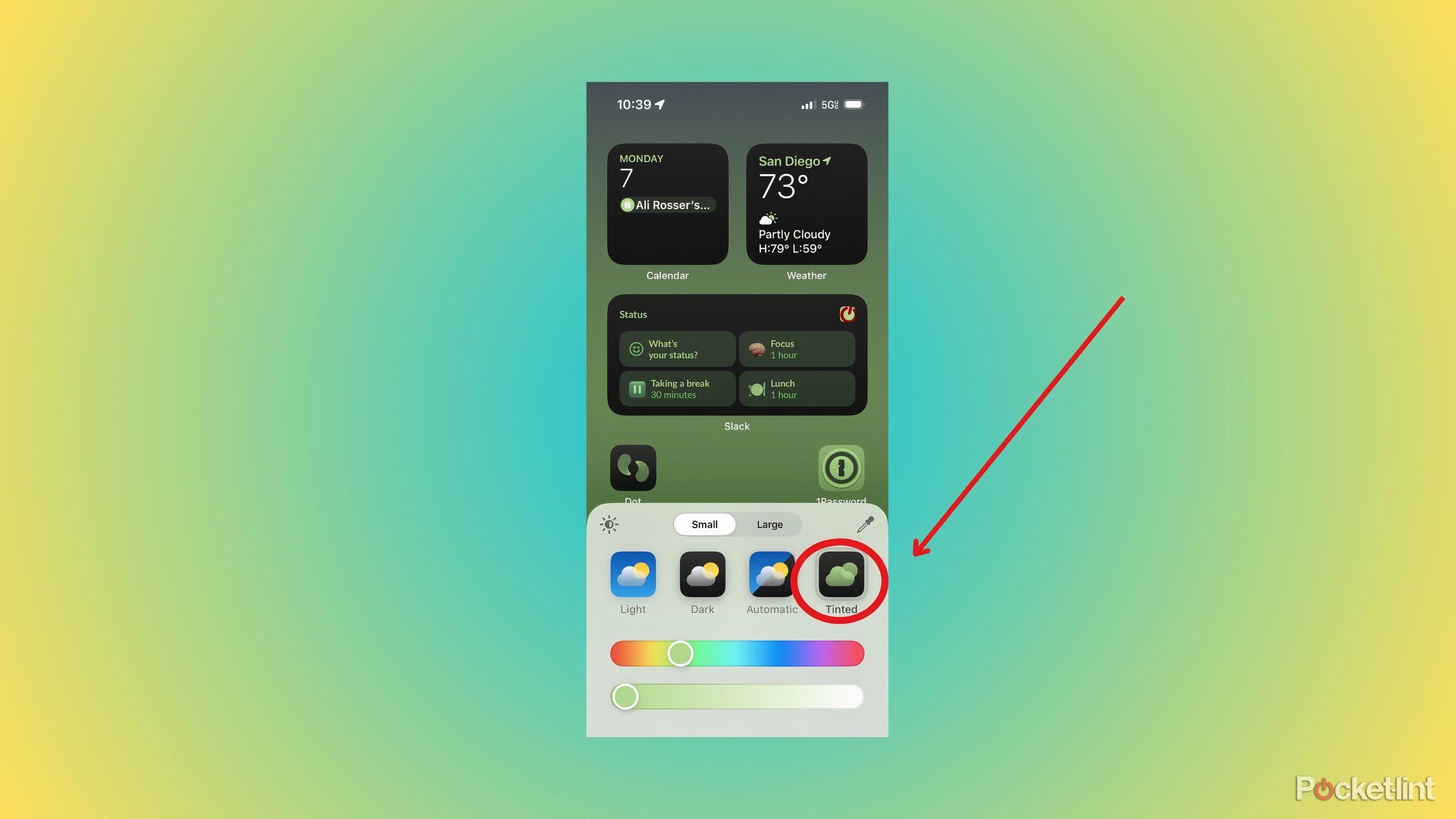 How to change the color of app icons with iOS 18