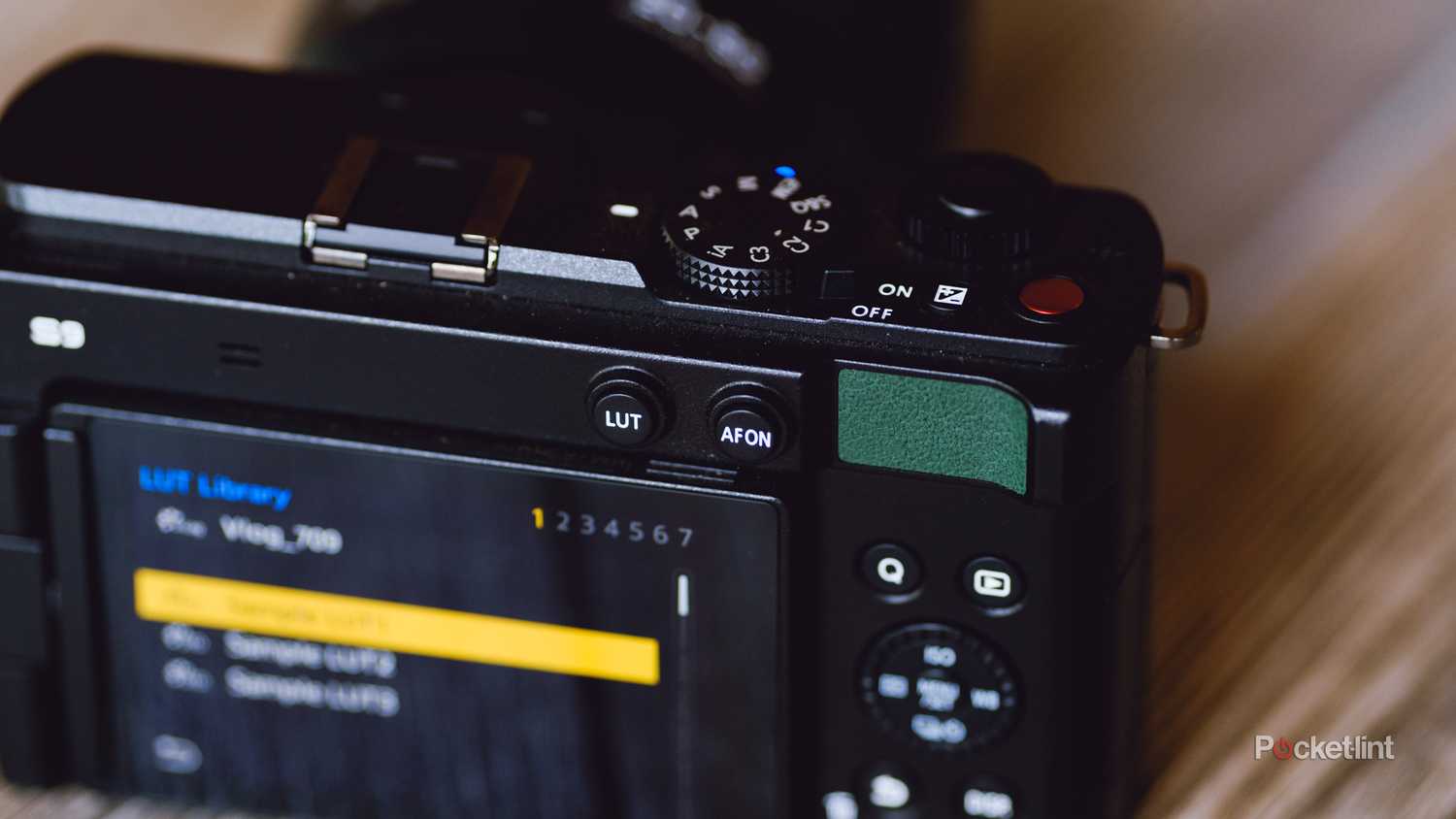 A closeup of the Panasonic S9