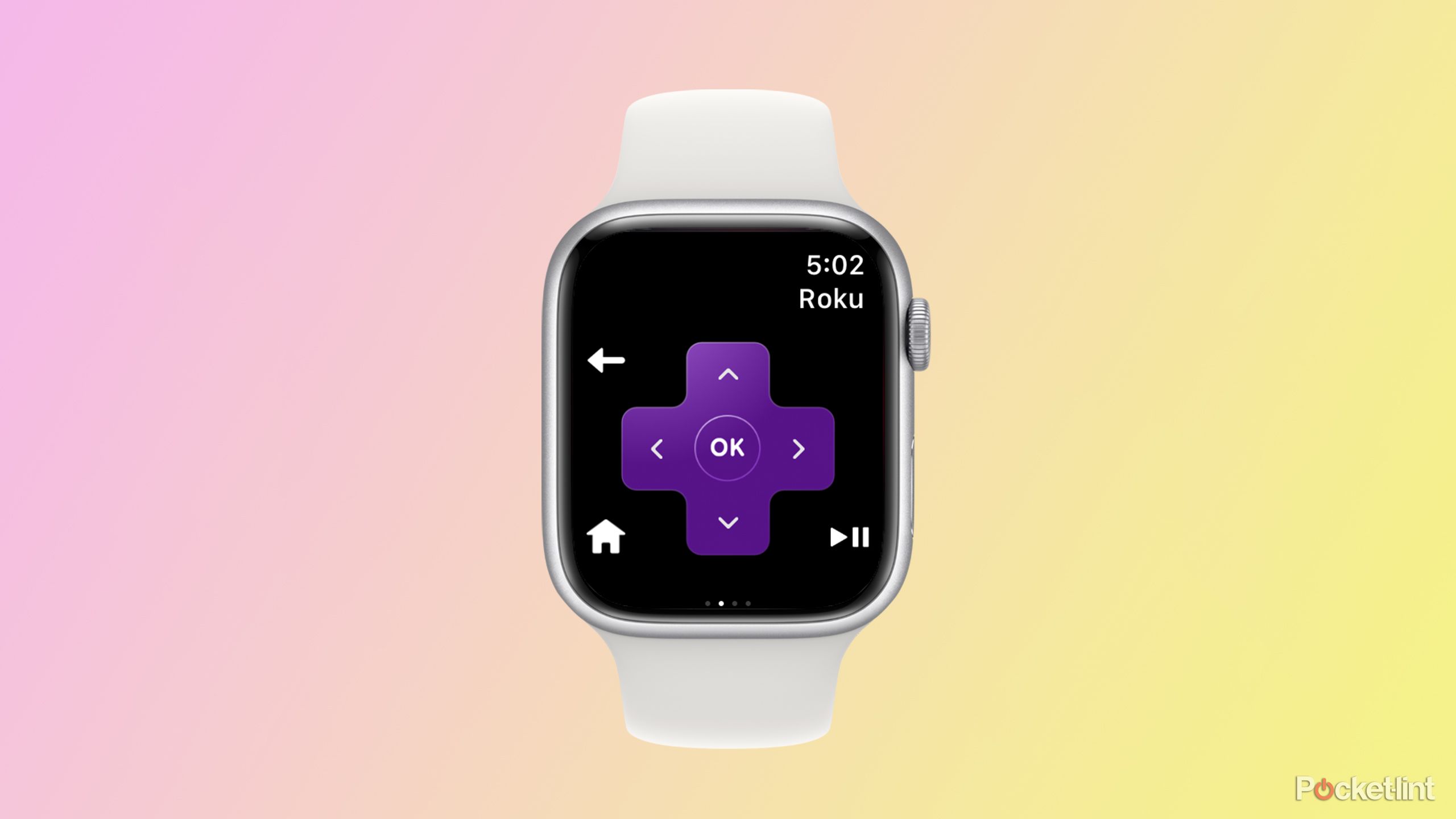 How do I use my Apple Watch to control my Roku?