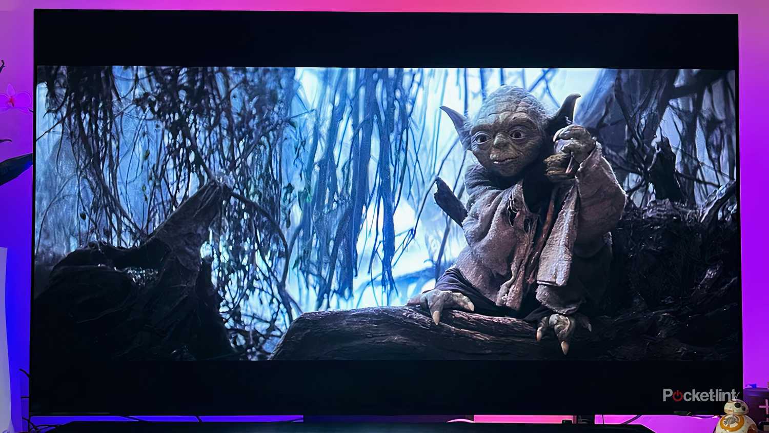 Star Wars: The Empire Strikes Back on an OLED TV.