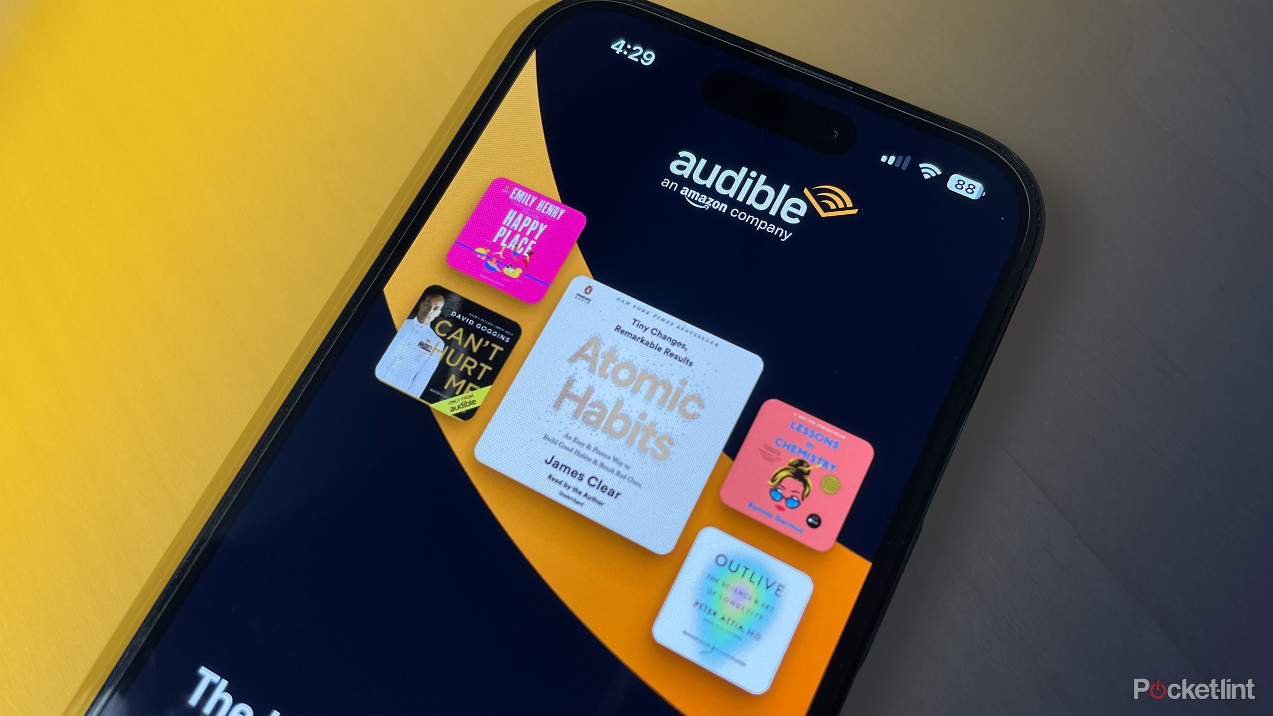 Audible app on iPhone