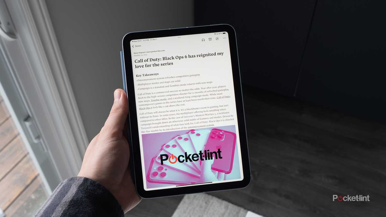 Pocket on the iPad mini (2024)