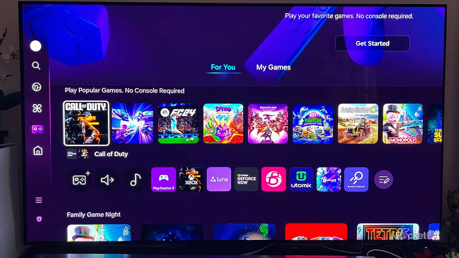 Samsung OLED TV Xbox gaming hub