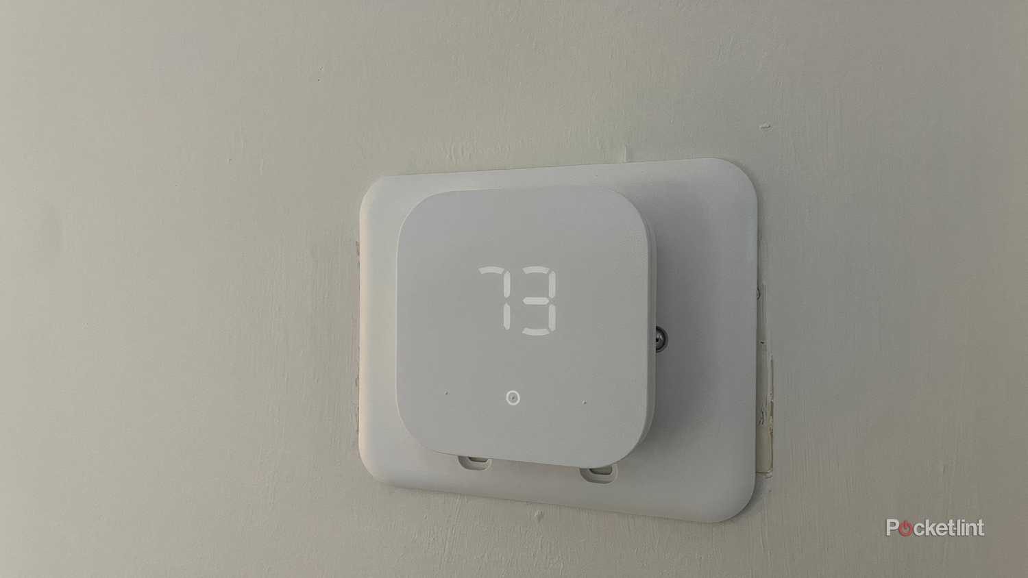 Amazon Smart Thermostat showing the temperature