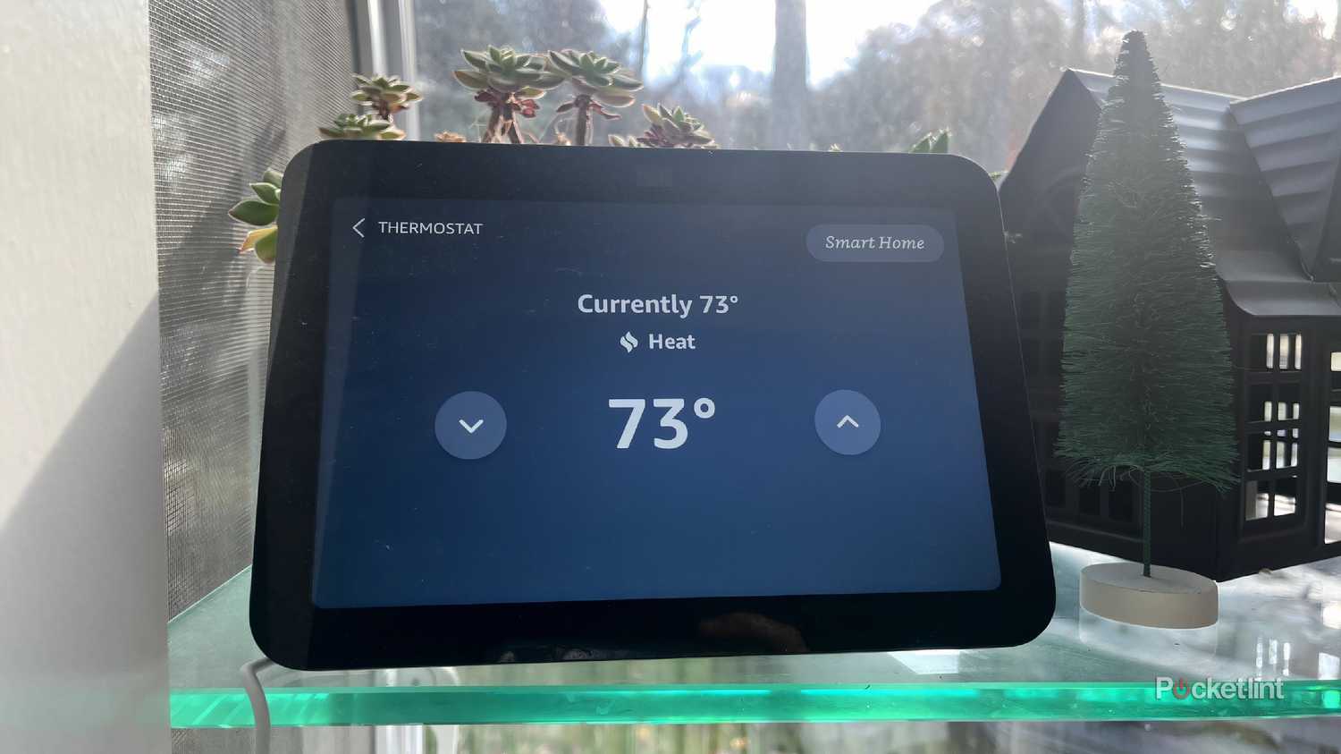 amazon smart thermostat controls on amazon echo show 8