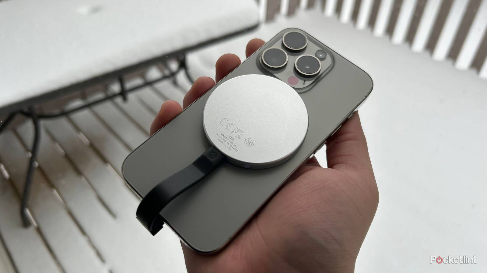 The Aiffro P10 Magnetic Portable SSD makes ingenious use of MagSafe