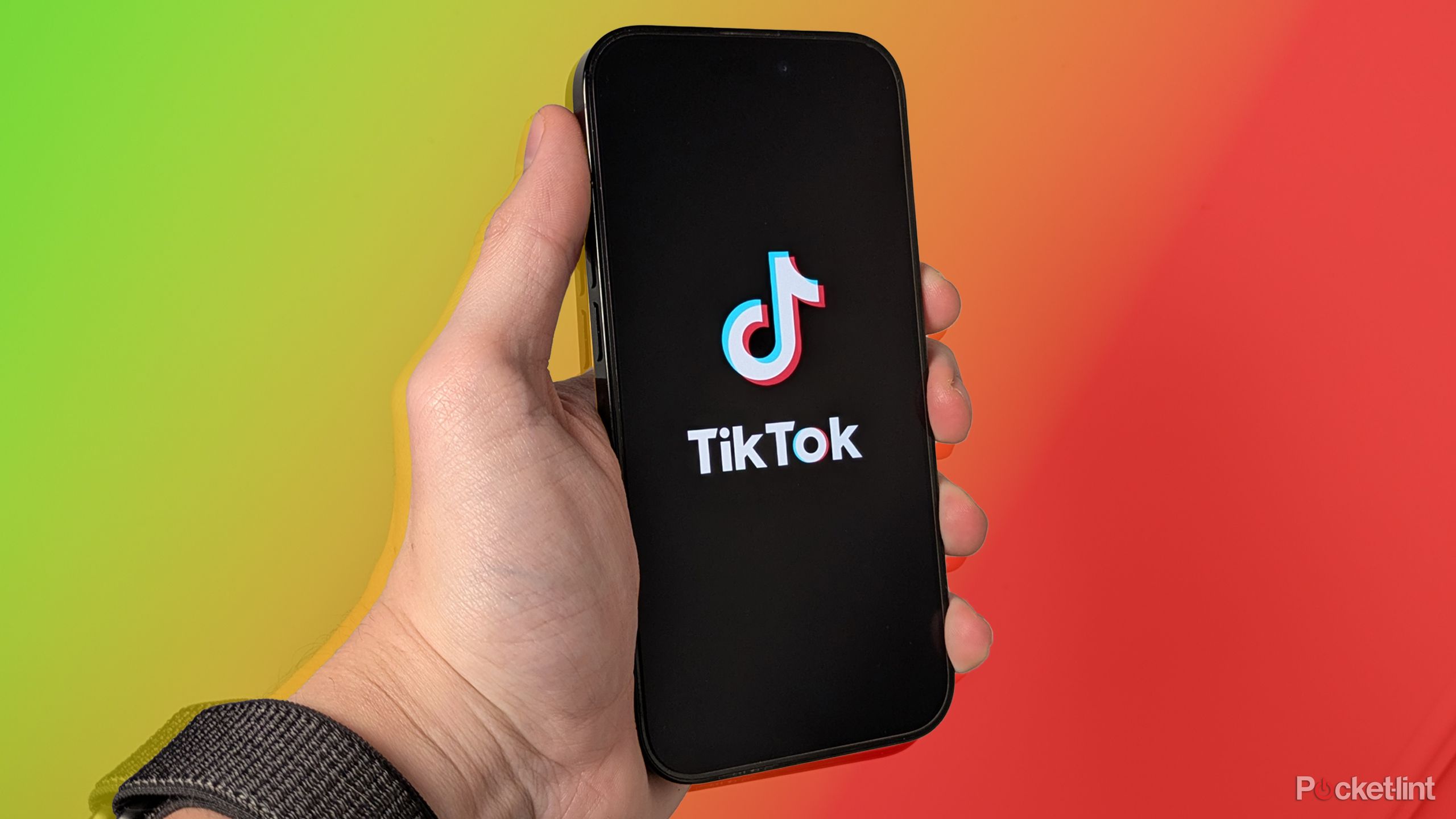 TikTok on iPhone 14 Pro