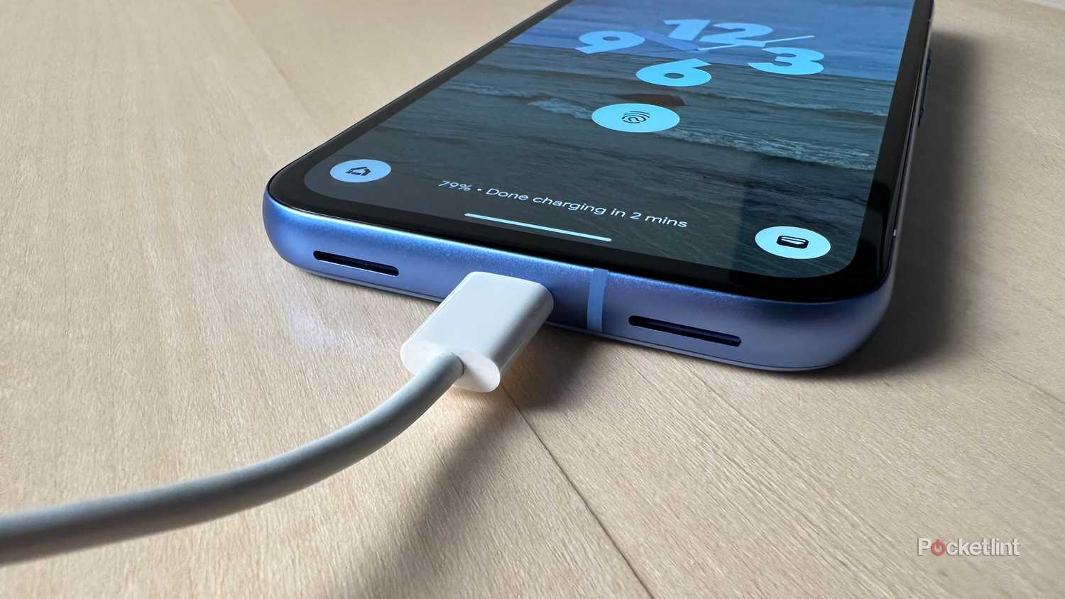 Pixel 8a charging.