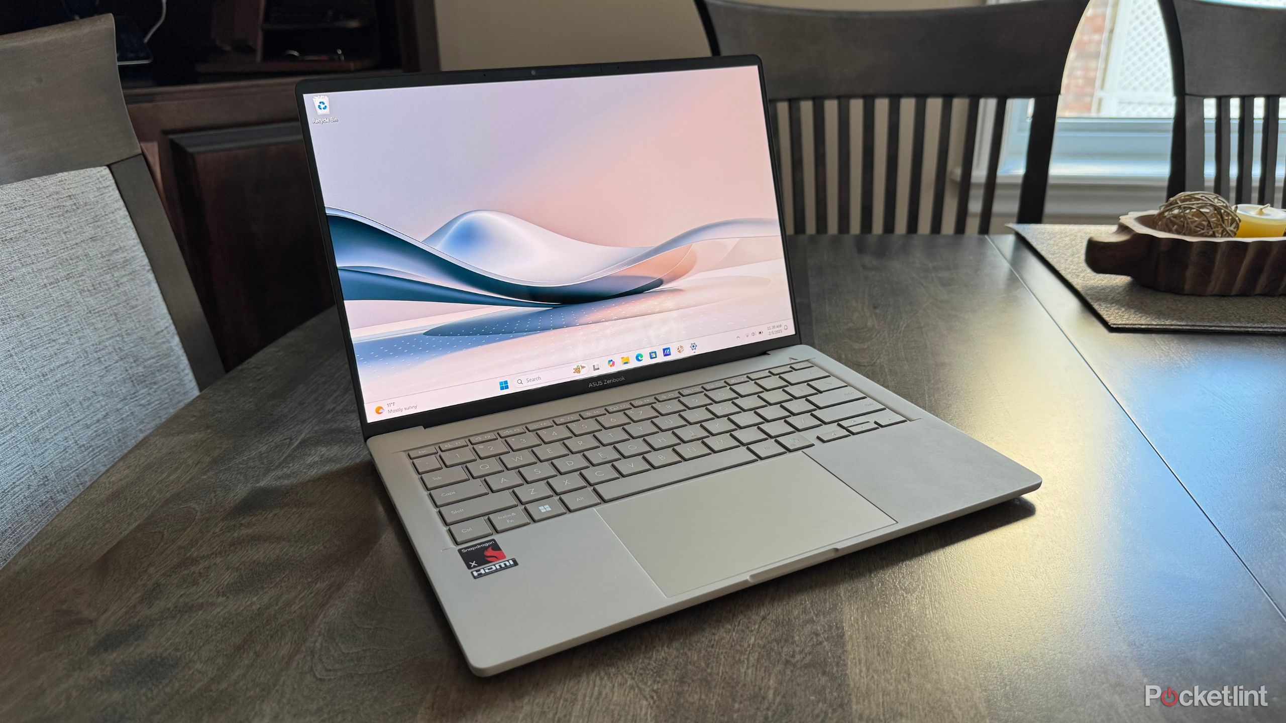 The Asus Zenbook A14 is so light that going back to my