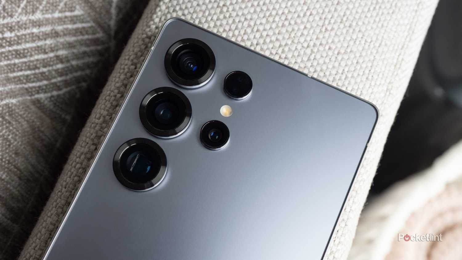 The Samsung Galaxy S25 Ultra's rear cameras.