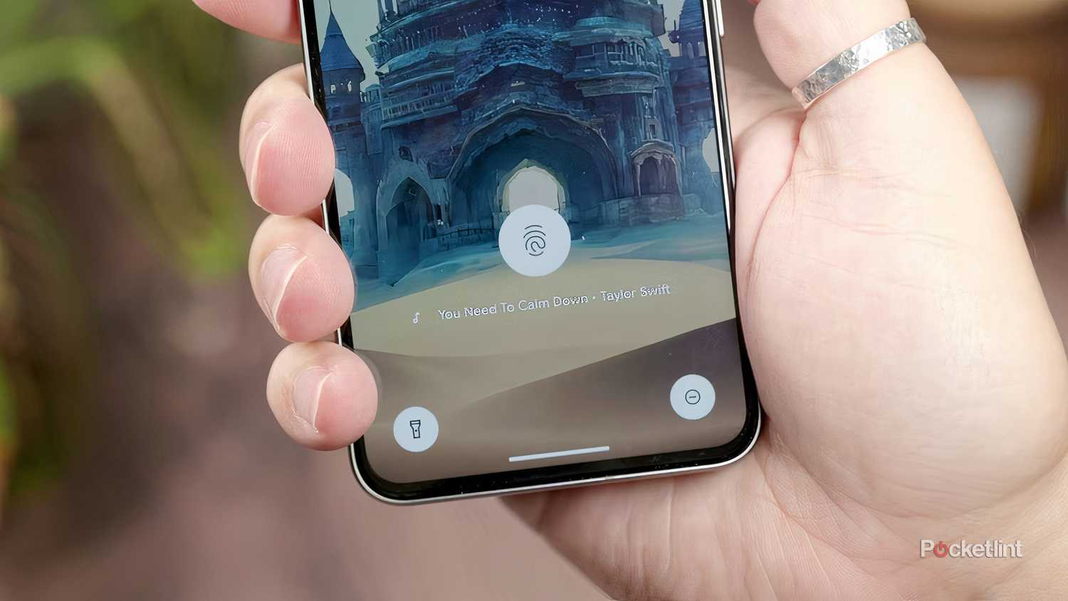 The Now Playing feature on a Pixel 8.