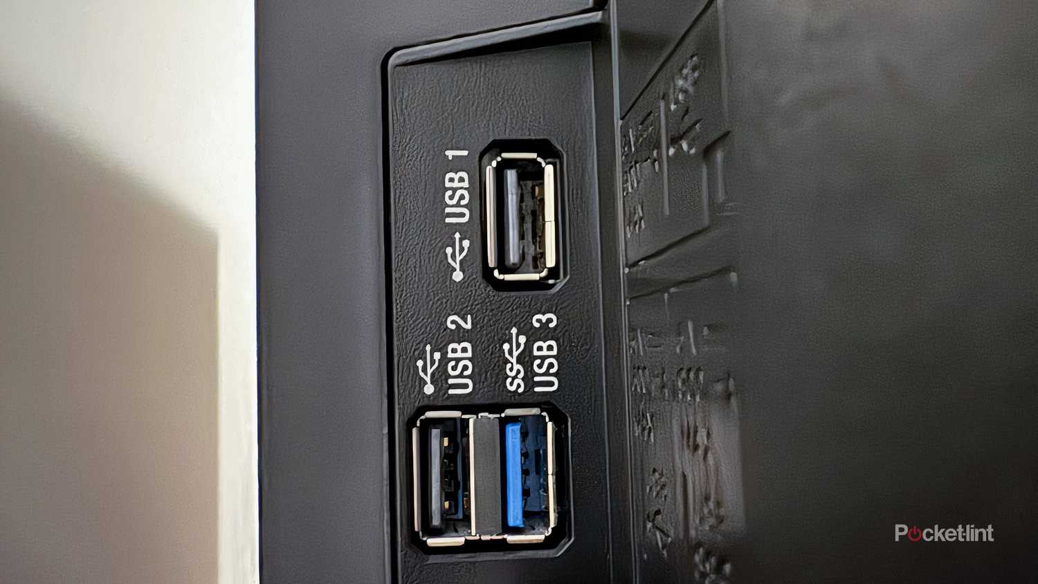 USB-A ports on a television