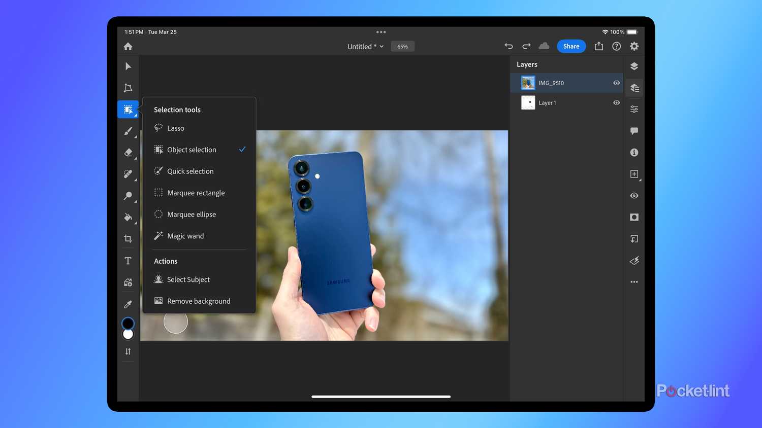 Photoshop on the iPad.