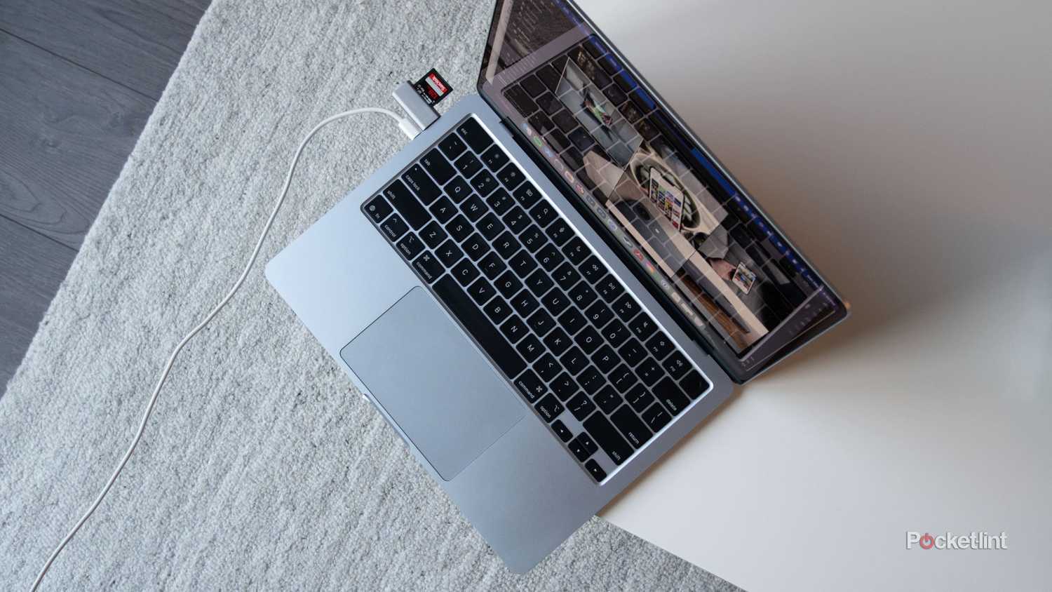 An M4 MacBook Air beauty shot.