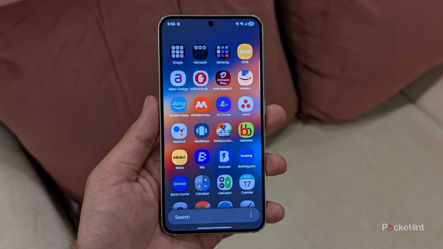 App sorted in alphabetical order on a Samsung Galaxy device 