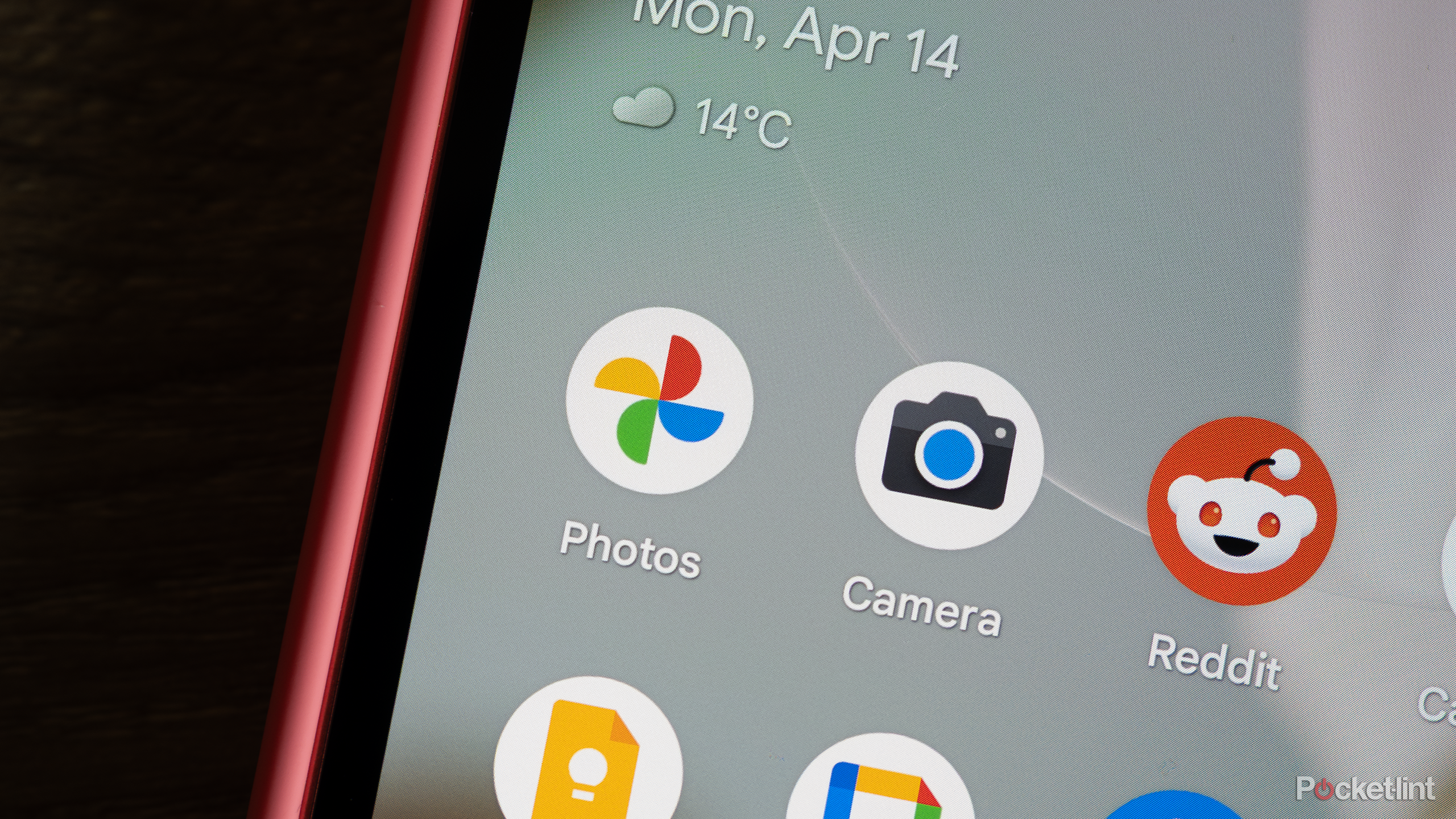 The Google Photos app icon on the Pixel 9a. 