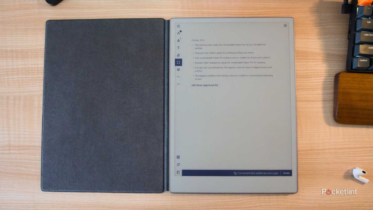 Remarkable Text Studio My reMarkable tablet's ability to convert handwriting to text is a problem