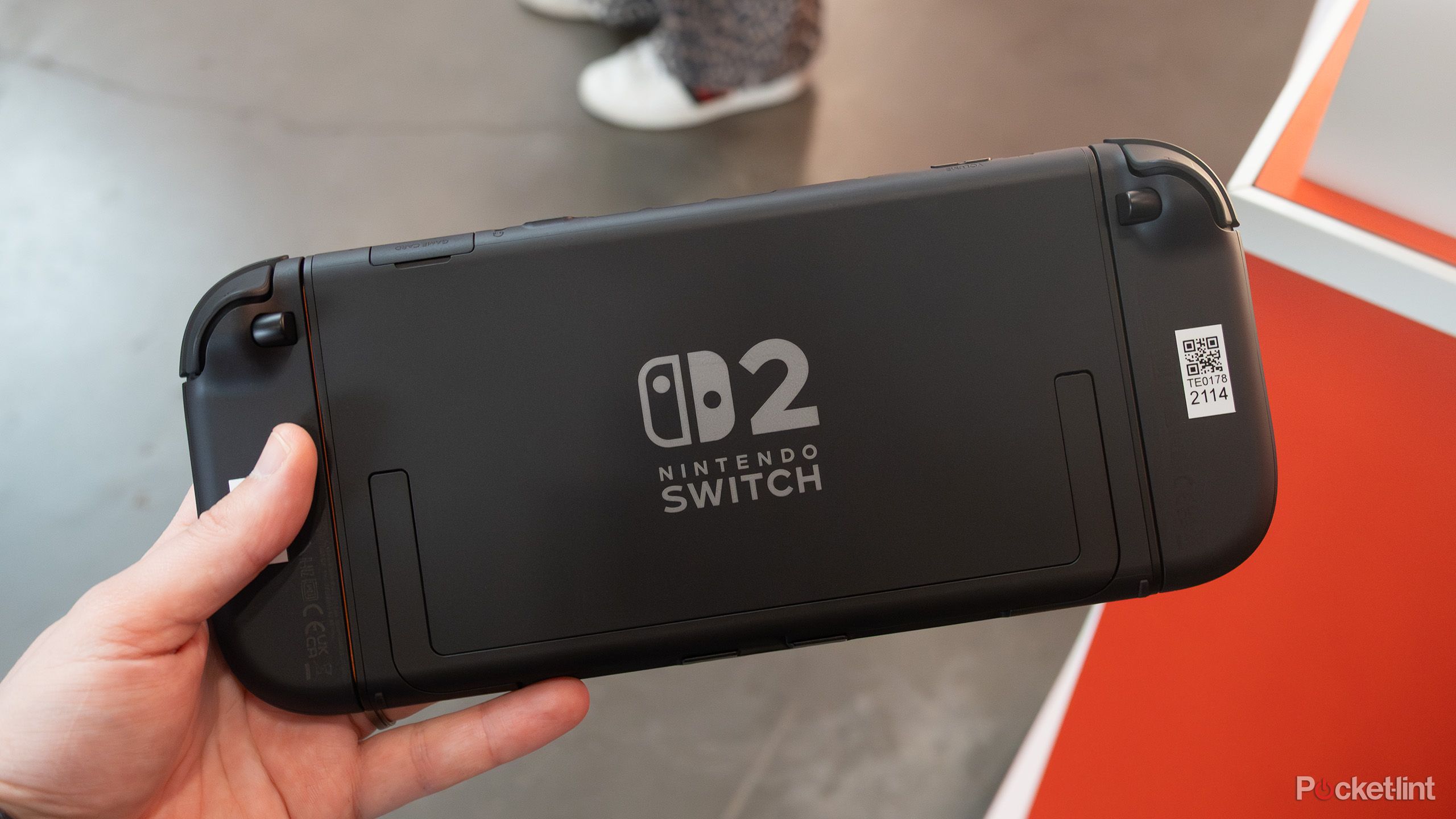 The back of the Switch 2