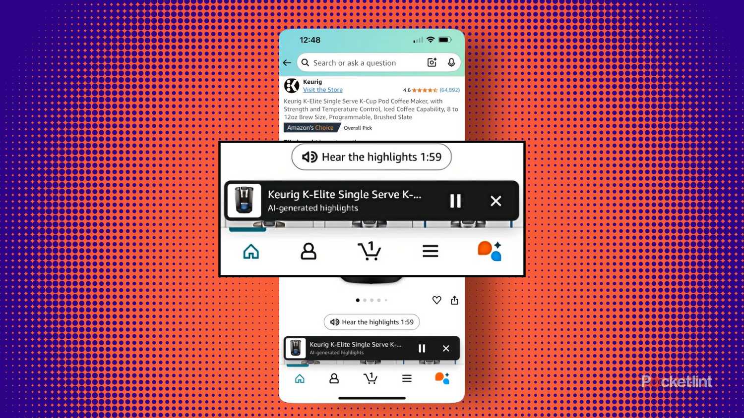 Amazon Highlight Example I tried Amazon's new AI shopping tool, and it's way more useful than I ...