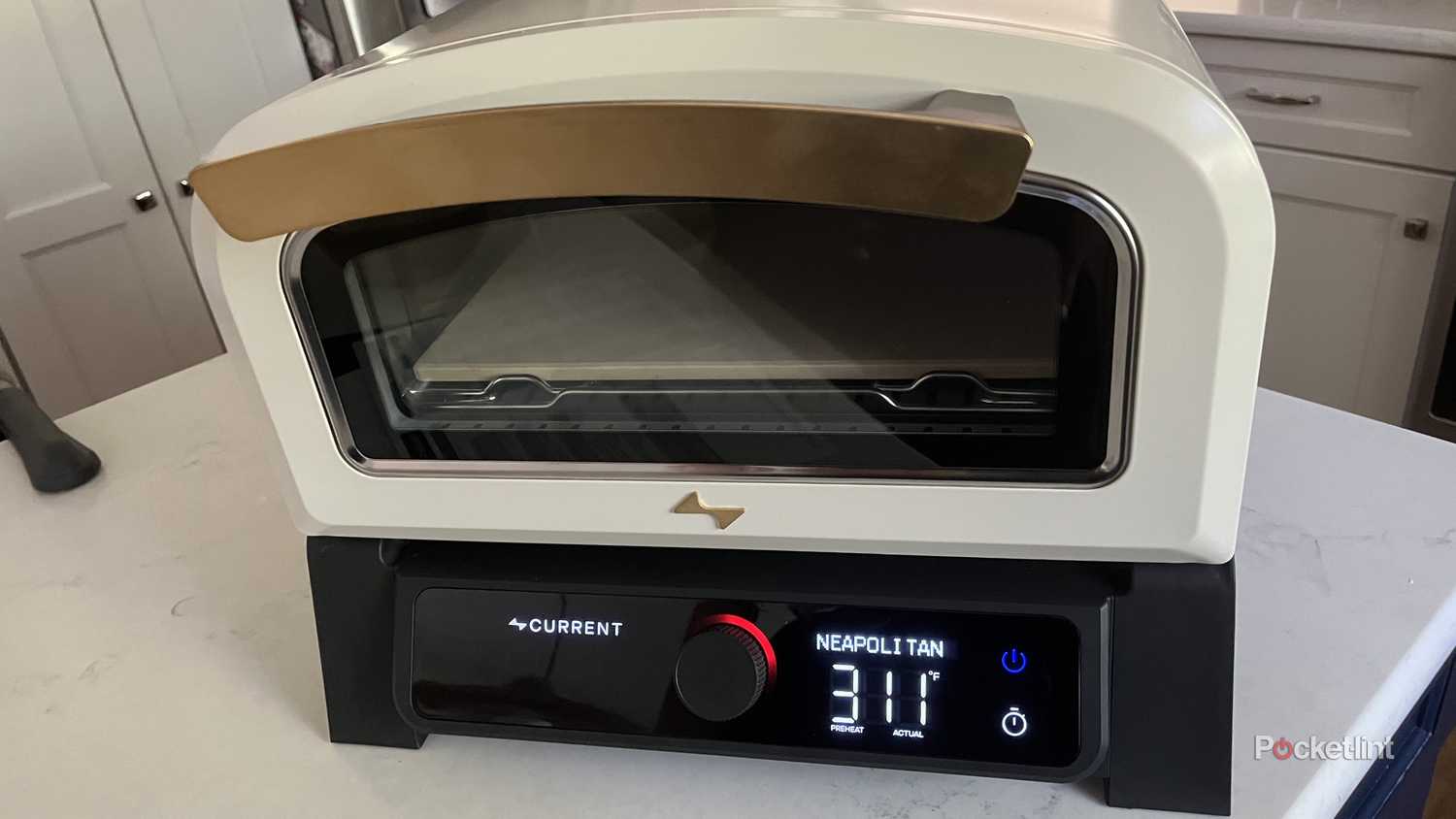 Current Model P Smart Pizza Oven preheating