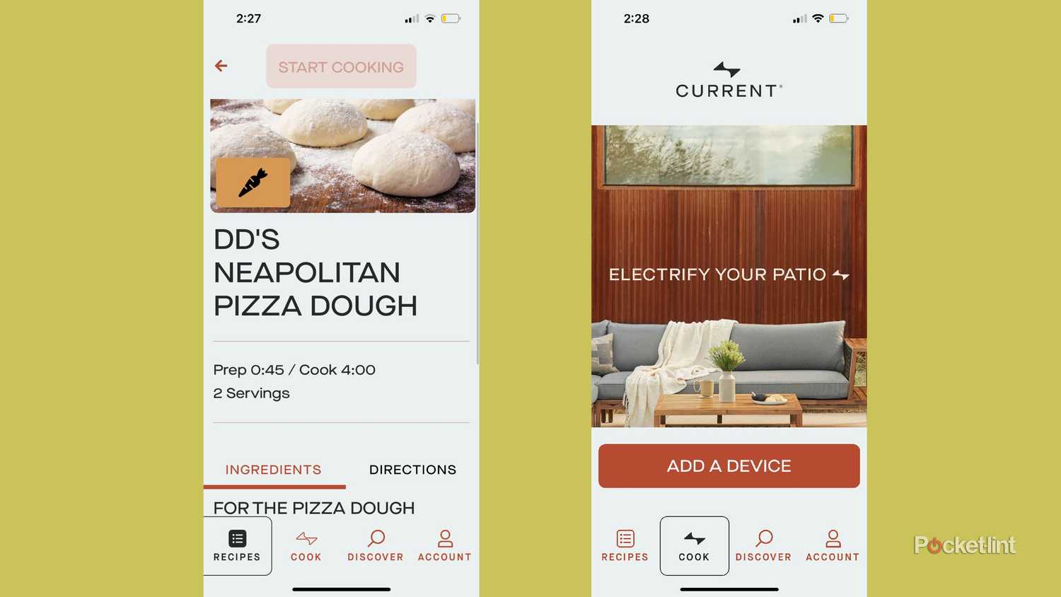 Current Model P Smart Pizza Oven app