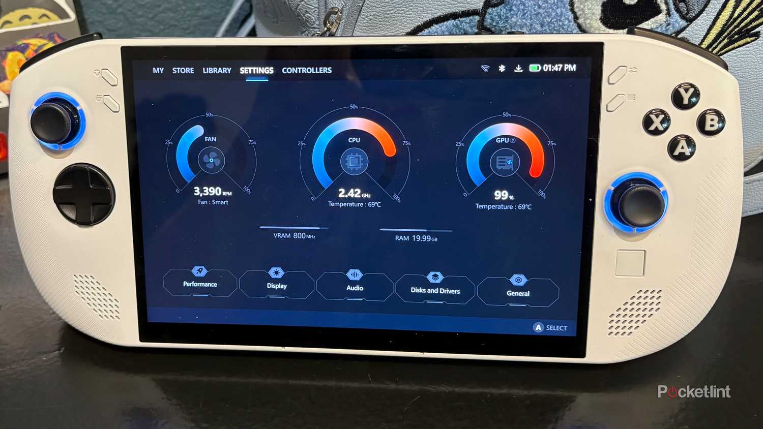 Lenovo Legion Go settings screen again. 