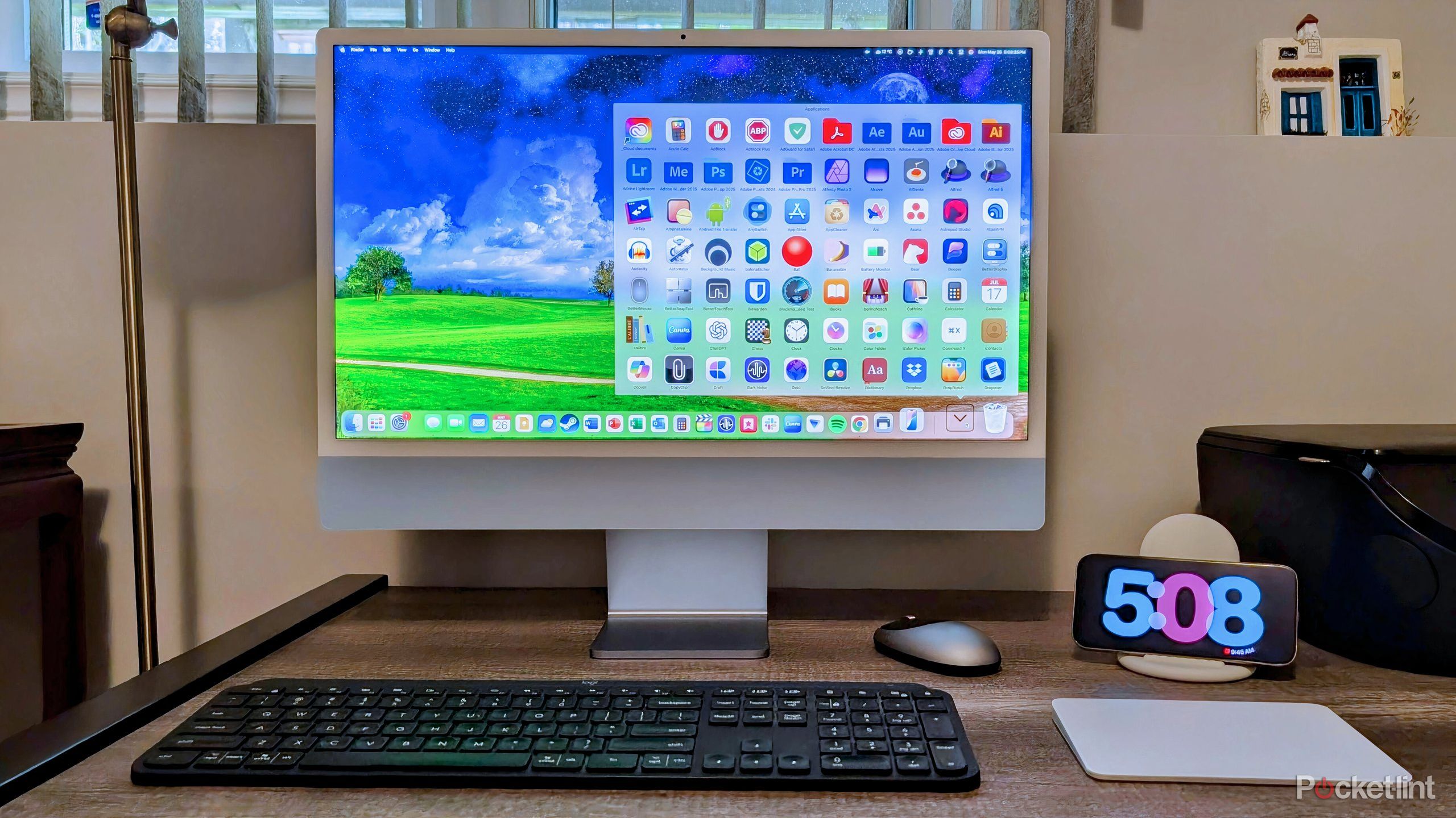 macOS app launcher in dock hero image