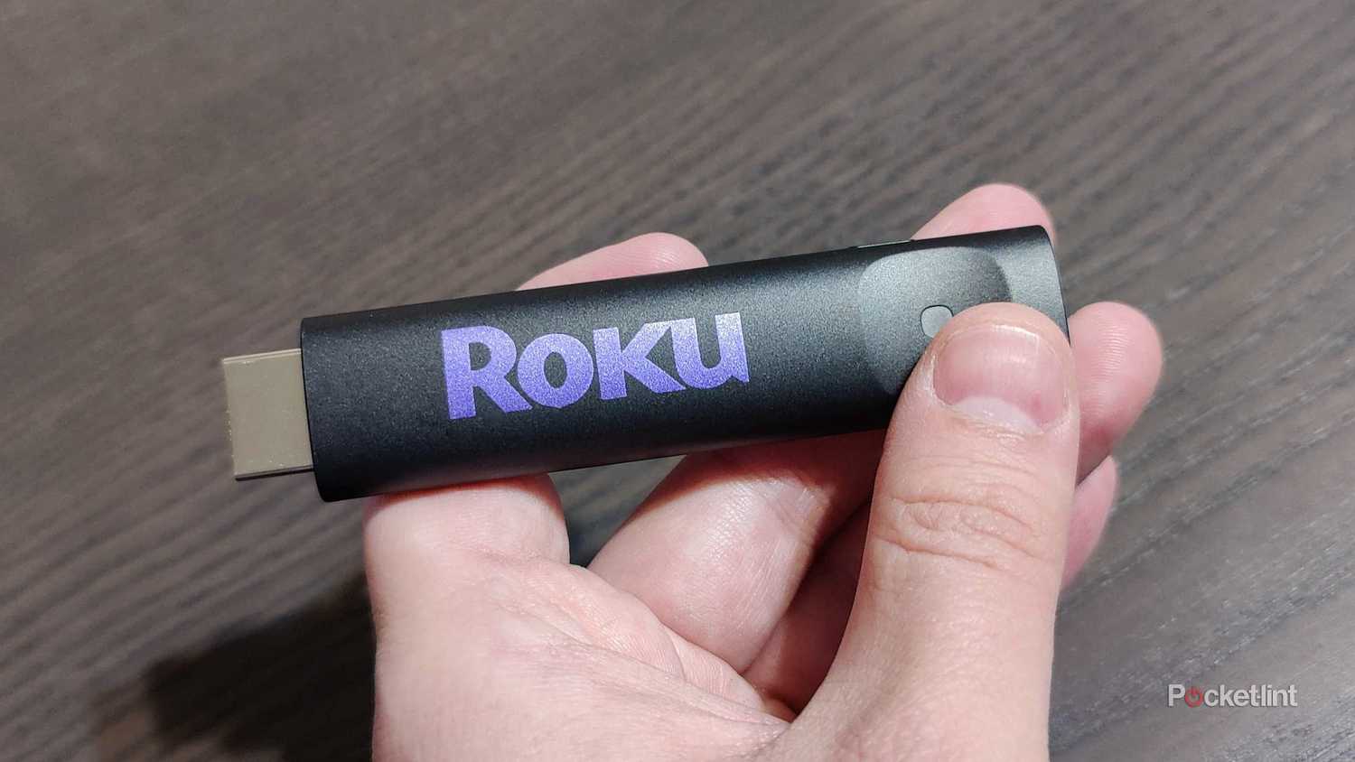 Roku stick in hand. 