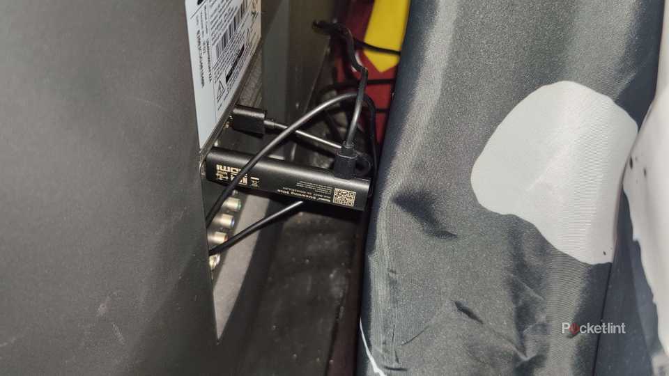 Roku Streaming Stick plugged in