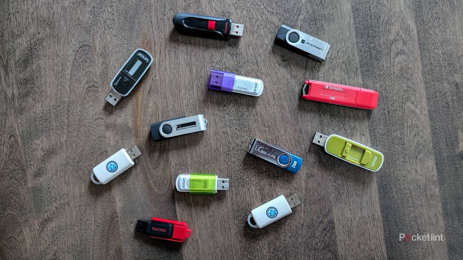 USB flash drives assorted