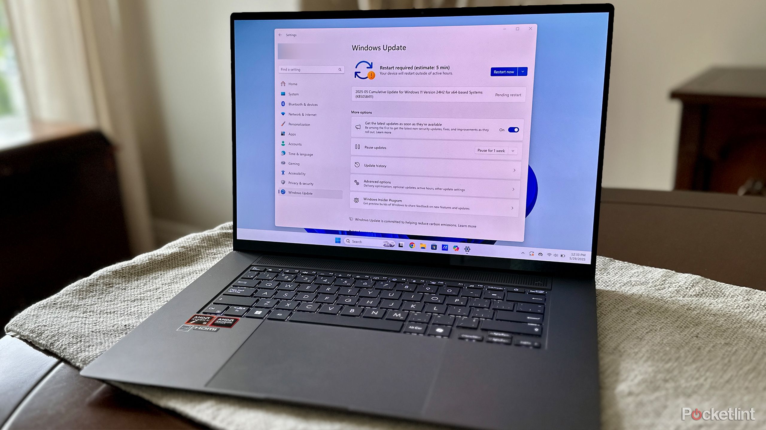 Windows Update on Windows 11 PC.