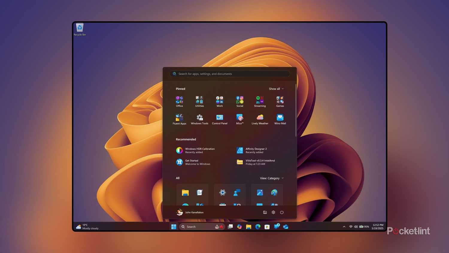 Microsoft is testing out an all-new Windows 11 Start Menu design