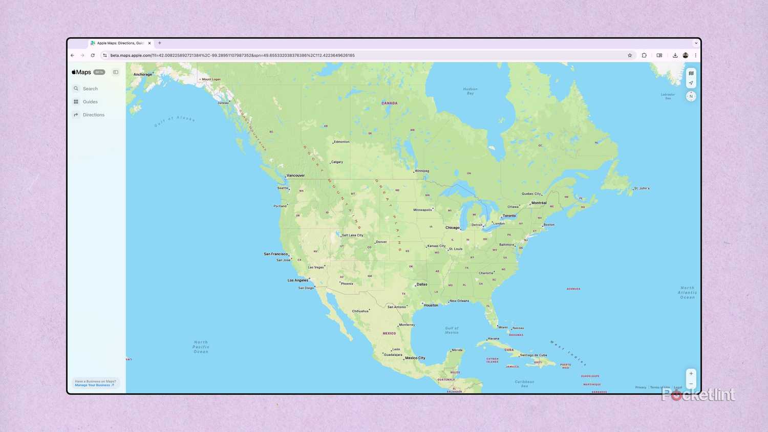How to access Apple Maps using your web browser