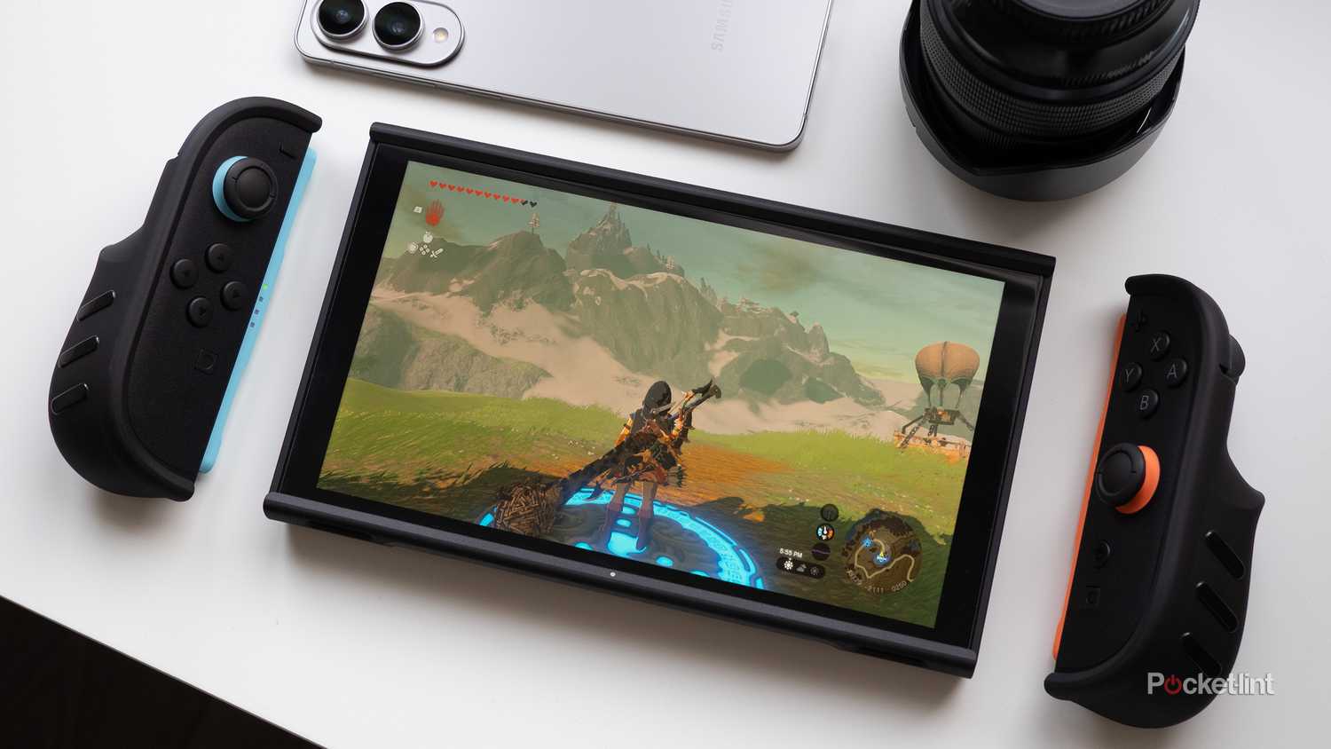 dbrand's killswitch Switch 2 case sitting on a table